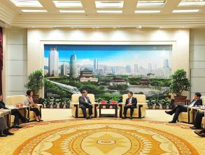 李元会见张松声 王蓉 史贵禄一行 加快推进陕西最大融资租赁项目落地建设